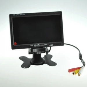 Monitor encastrable 7 pulgadas para coche con 2 entradas de video