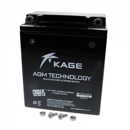 Motorcycle Battery 12N12A-4A-1 MOTORCYCLE BATTERIES Kage 20.00 euro - satkit