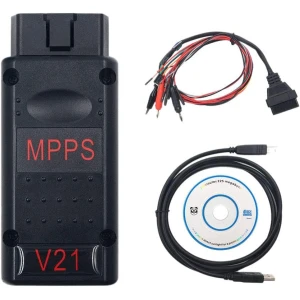 Mpps V21 ECU herramienta de ajuste de chips Main + Tricore + Multiboot con cable