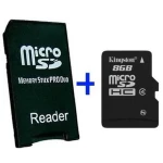 MS Pro Duo Adapter Microsd 32GB PSP - Adaptador y Tarjeta de Memoria