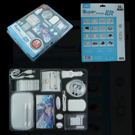 Pack acessórios 26 em 1 Travel Kit Nintendo DSi DSI ACCESSORY  8.00 euro - satkit