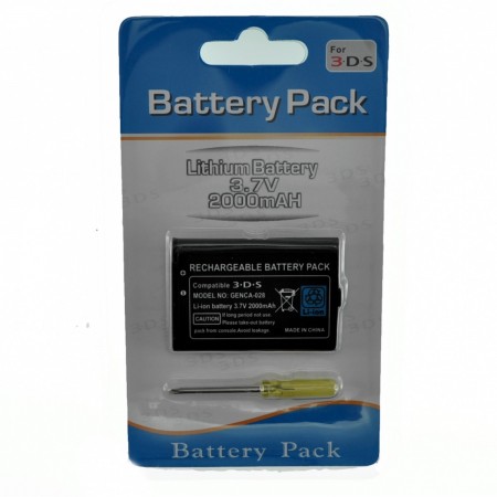 NINTENDO 3DS Rechargeable Li-ion Battery 3,7v 2000mah REPAIRS PARTS 3DS  3.00 euro - satkit