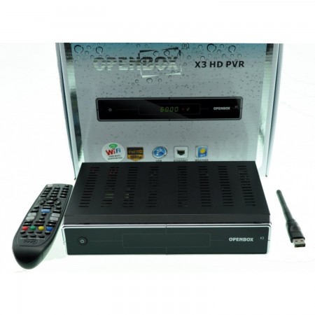 BOÎTE OUVERTE X3 WIFI HD PVR PVR SAT TV Openbox 58.00 euro - satkit
