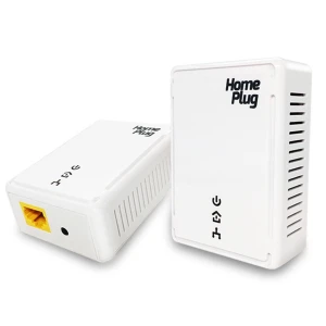Pack 2 PLC Ethernet 500Mbps para Internet por red eléctrica