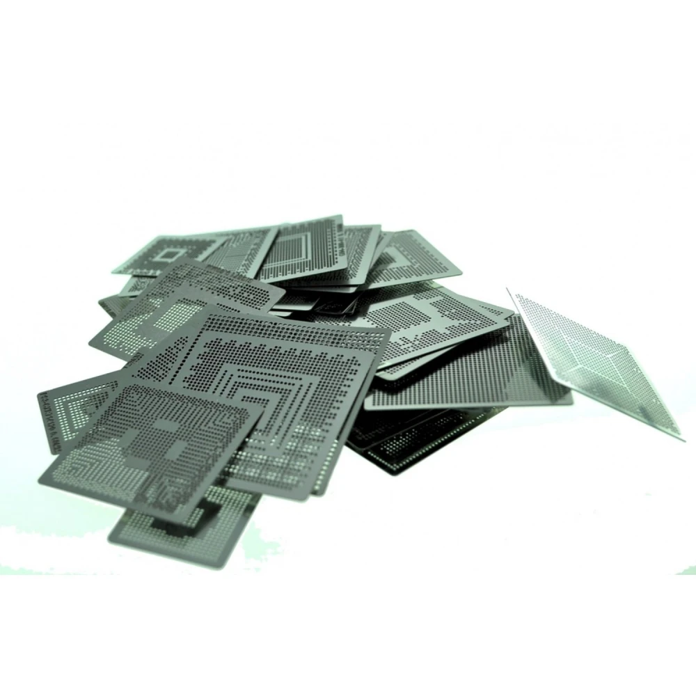 Pack 79 Stencils Calor Directo para Soldadura BGA y Reparación Electrónica