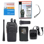 Pack de 2 Walkie Talkie Baofeng BF-888S Dual Banda UHF 5W con Auricular