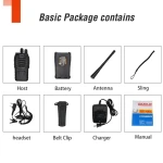 Pack de 2 Walkie Talkie Baofeng BF-888S Dual Banda UHF 5W con Auricular