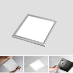 Panel LED Slim 30x30cm 12W Marco Plata 6000K - Luz blanca eficiente