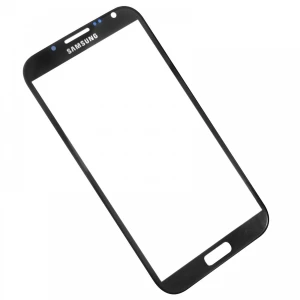 Pantalla de Cristal Samsung Galaxy Note 2 N7100 Negra - Repuesto de Calidad