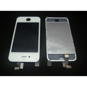 Pantalla iPhone 4S blanca + panel táctil y cristal lista para instalar