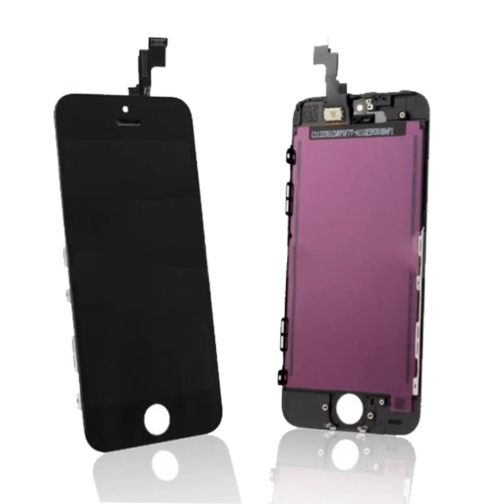 Pantalla iPhone 5C negra completa (Táctil + LCD) Cristal Digitalizador