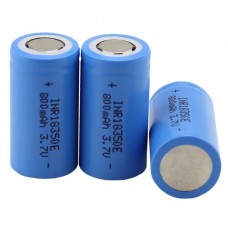 Rechargeable Battery 18350 800mah 3,7v Lithium Li-Ion Battery