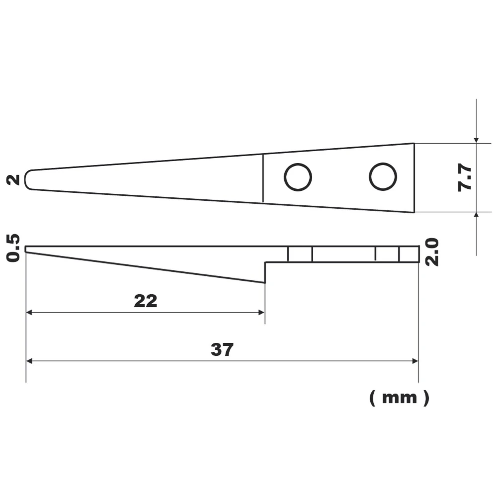 Herramienta profesional Vetus ESD-249 para manipulación de componentes SMD