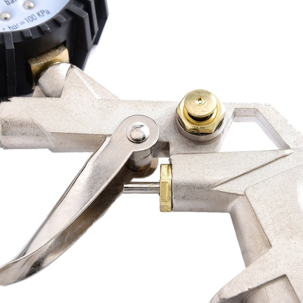 Pistola inflado neumaticos con medidor de presion para compresor de aire TSX TOOL