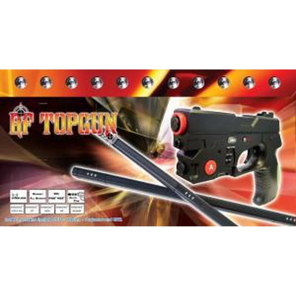 Pistola RF LCD TopGun para PS2, PS3 y PC compatible con cualquier TV