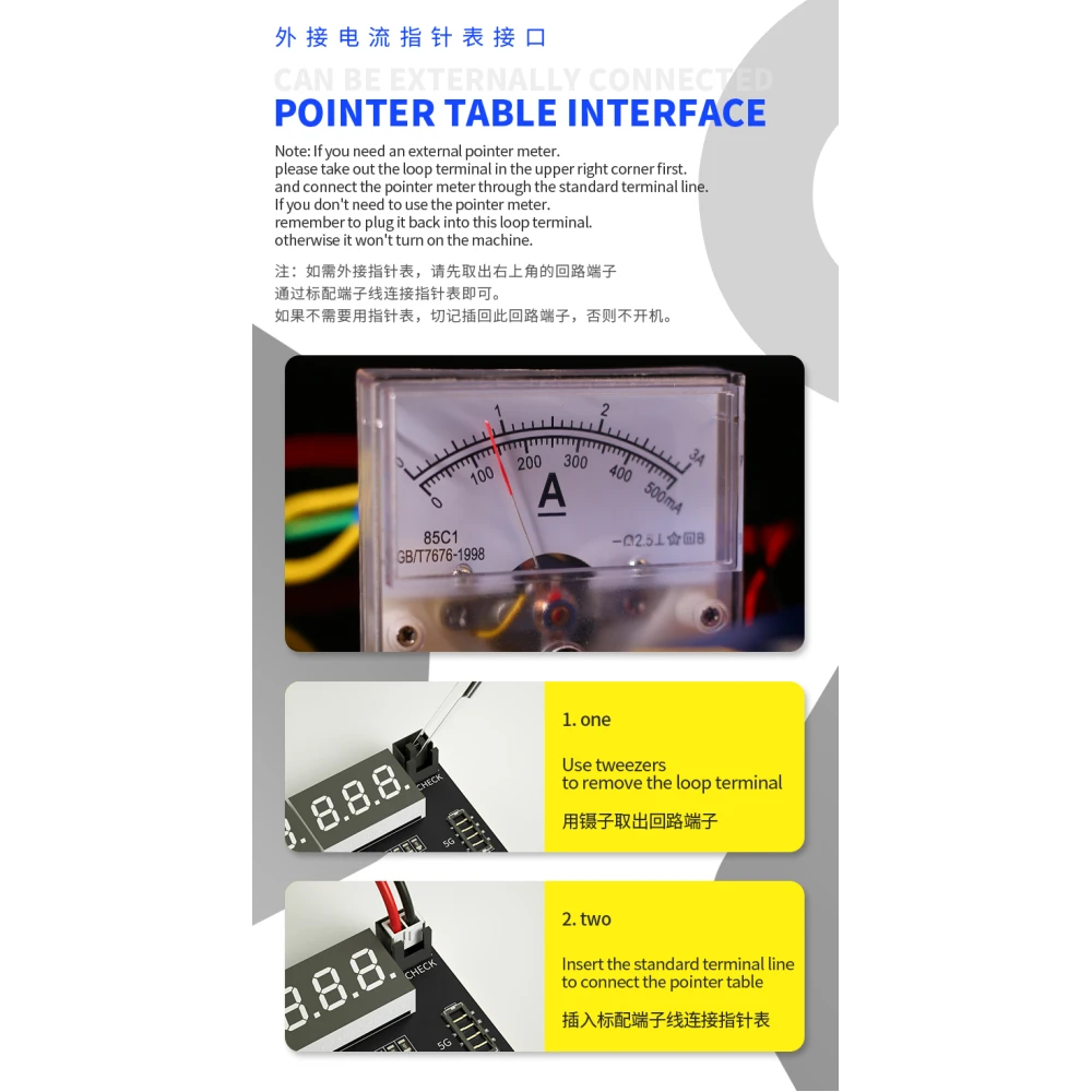 Placa de activación de batería Mechanic BA27 para iPhone y Android