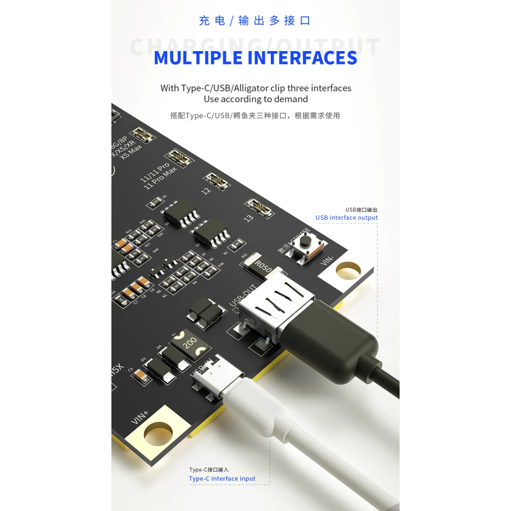 Placa de activación de batería Mechanic BA27 para iPhone y Android