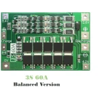 Placa de protección PCB 3S 60A equilibrada para batería de litio