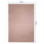 Placa PCB cobre 20x30cm una cara de fibra de vidrio FR4 para DIY