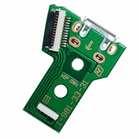 USB Charging Port Board JDS-040 for PS4 Playstation4 Controller Dualshock4 Flex Cable 12 Pin