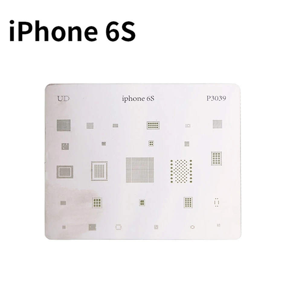 Placa stencil IC iPhone 6S para reparación BGA con plantilla calor directo