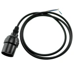 Porta Lámpara Industrial Vintage Retro Edison E27 con Cable de 1,1m Modelo B1