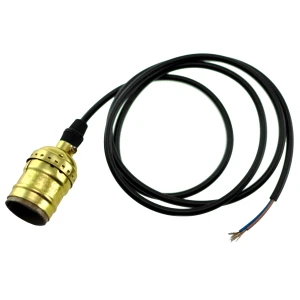 Porta Lámpara Industrial Vintage Retro Edison E27 con Cable de 1,1m Modelo F1