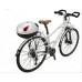 JZH-818 Valise universelle de coffre à vélo pour casque blanc 17L pour 1 casque