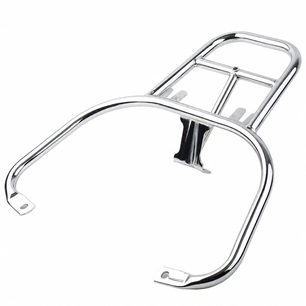 Portaequipajes trasero compatible con Piaggio GTS 300 / Sprint 150 - Color Plateado