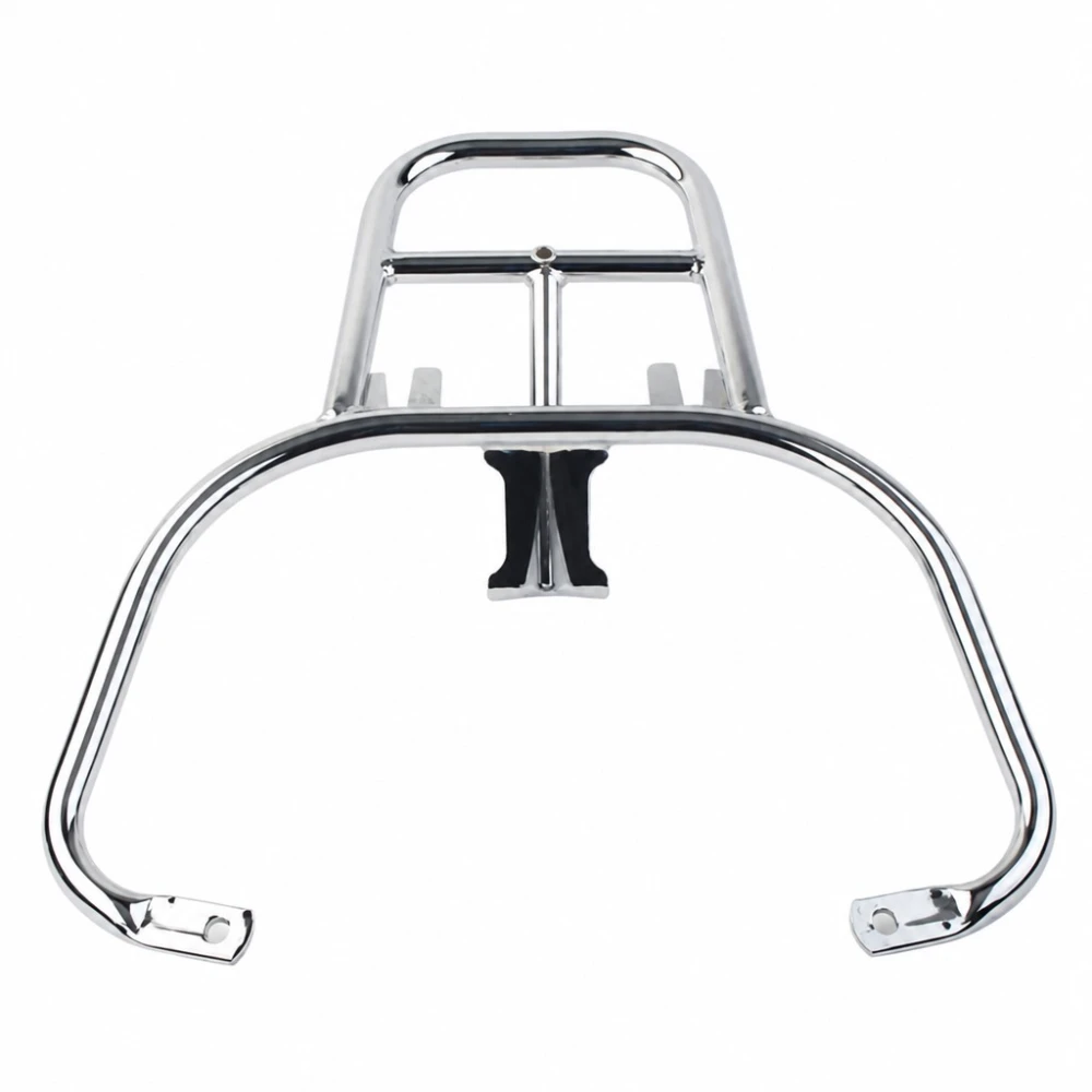 Portaequipajes trasero compatible con Piaggio GTS 300 / Sprint 150 - Color Plateado