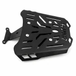 Portaequipajes Trasero Zontes 150X / 125X — Parrilla Portamaletas de Hierro 4 mm, Negro