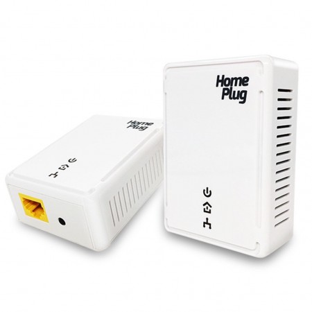 Pack 2 PLC Ethernet 500Mbps [Internet por rede elétrica ] SAT TV  25.00 euro - satkit