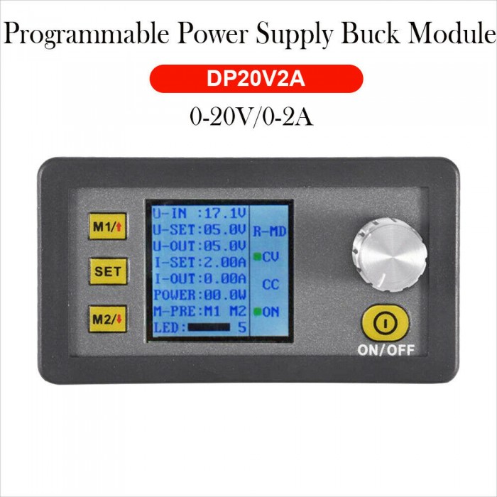 CVCC DP20V2A Control Step-down Power Supply Module LCD Display CVCC Programmable