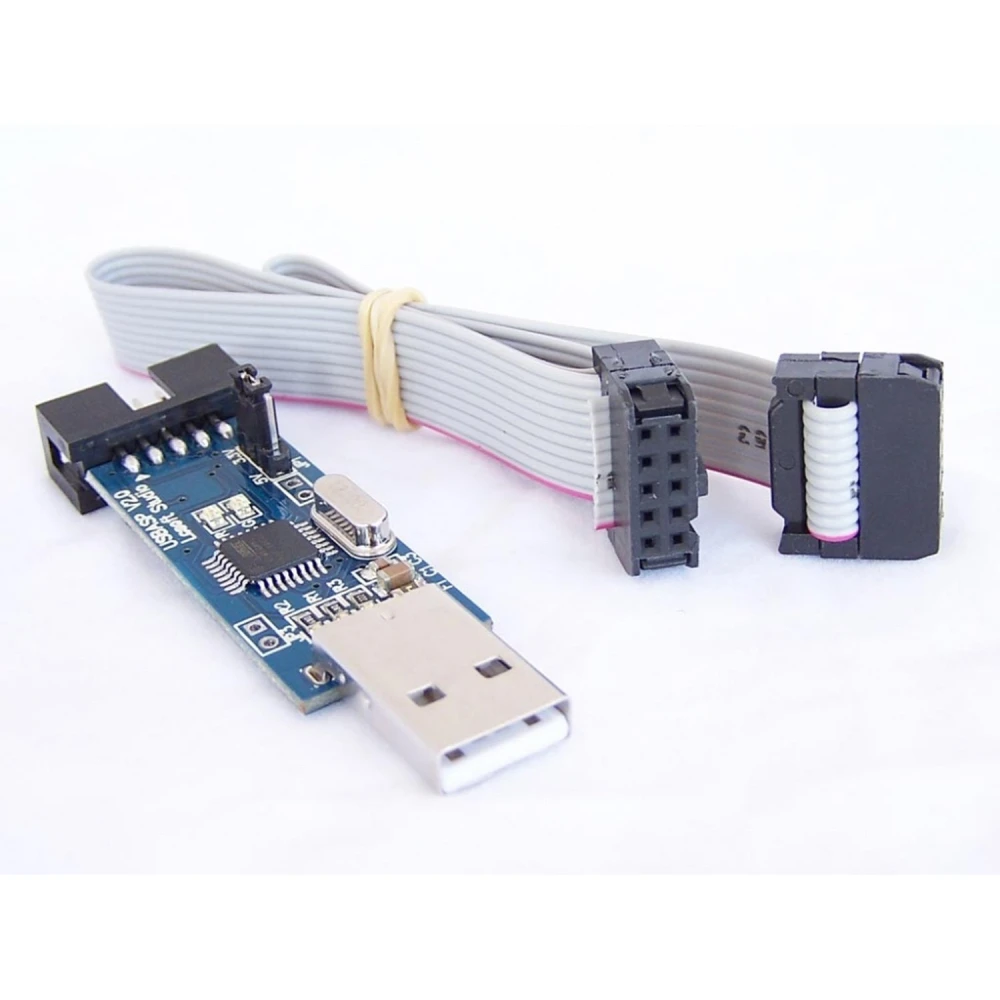 Programador USBASP 2.0 para AVR Atmel compatible y eficiente