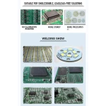 Puhui T-962 V2.0 Horno de reflujo infrarrojo para soldadura de PCB y componentes SMD BGA