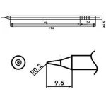 Punta soldador Aoyue LF-I con resistencia incluida - repuesto original