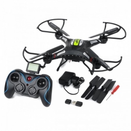 QUADCOPTER DRONE JJRC H8C 2.4GHz 4CH 6Axis Gyro RC CON CAMARA HD RC HELICOPTER  44.00 euro - satkit