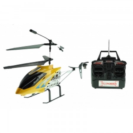 RC HELIKOPTER MODEL DH8001 (ROOD) 3,5 CHANEL, GIROSCOOP, METAALLEGERING RC HELICOPTER  26.00 euro - satkit