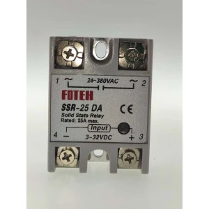 satkit Relé estado sólido Fotek SSR-25 25A para control eléctrico eficiente