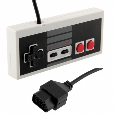Nintendo NES GamePad Controlador compatível com o console NES GAMECUBE, N64, SNES  3.00 euro - satkit