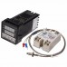 REX C100 Digitale PID Temperatuurregeling + 40A SSR + K Thermokoppel 0 tot 400℃ Temperature probes  15.00 euro - satkit