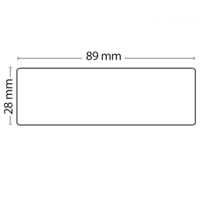 Rollo de 130 etiquetas adhesivas compatible Dymo 99010 tamaño 89mm x 28mm