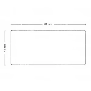 Arctic Silver Rollo de 300 etiquetas adhesivas compatible Dymo 11356 tamaño 89mm x 41mm