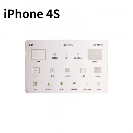 Schablonentafel für ic des Iphone 4S Stencils  3.00 euro - satkit