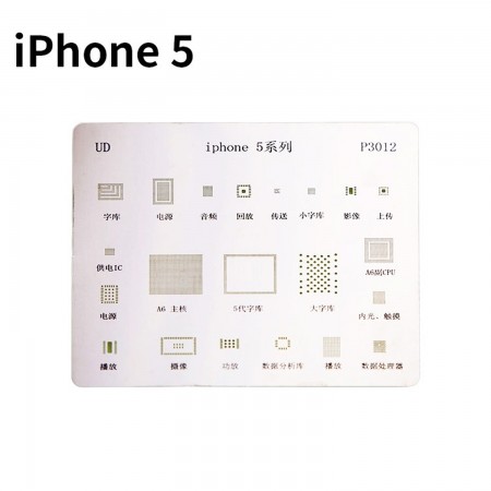 stencil board for ic of Iphone 5 Stencils  3.00 euro - satkit