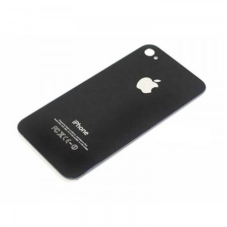 Tapa Trasera Cristal  iPhone 4 Negro REPARACION IPHONE 4  4.00 euro - satkit