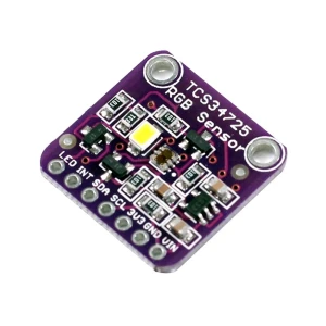 Sensor de color RGB TCS34725 para Arduino con filtro IR y LED blanco