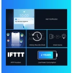 Sensor puerta ventana inalámbrico SONOFF DW2 RF para alarma de seguridad doméstica