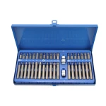 Set 40pc Brocas Torx para Tornillos Hex Bit 1/2'' 3/8'' para Coche