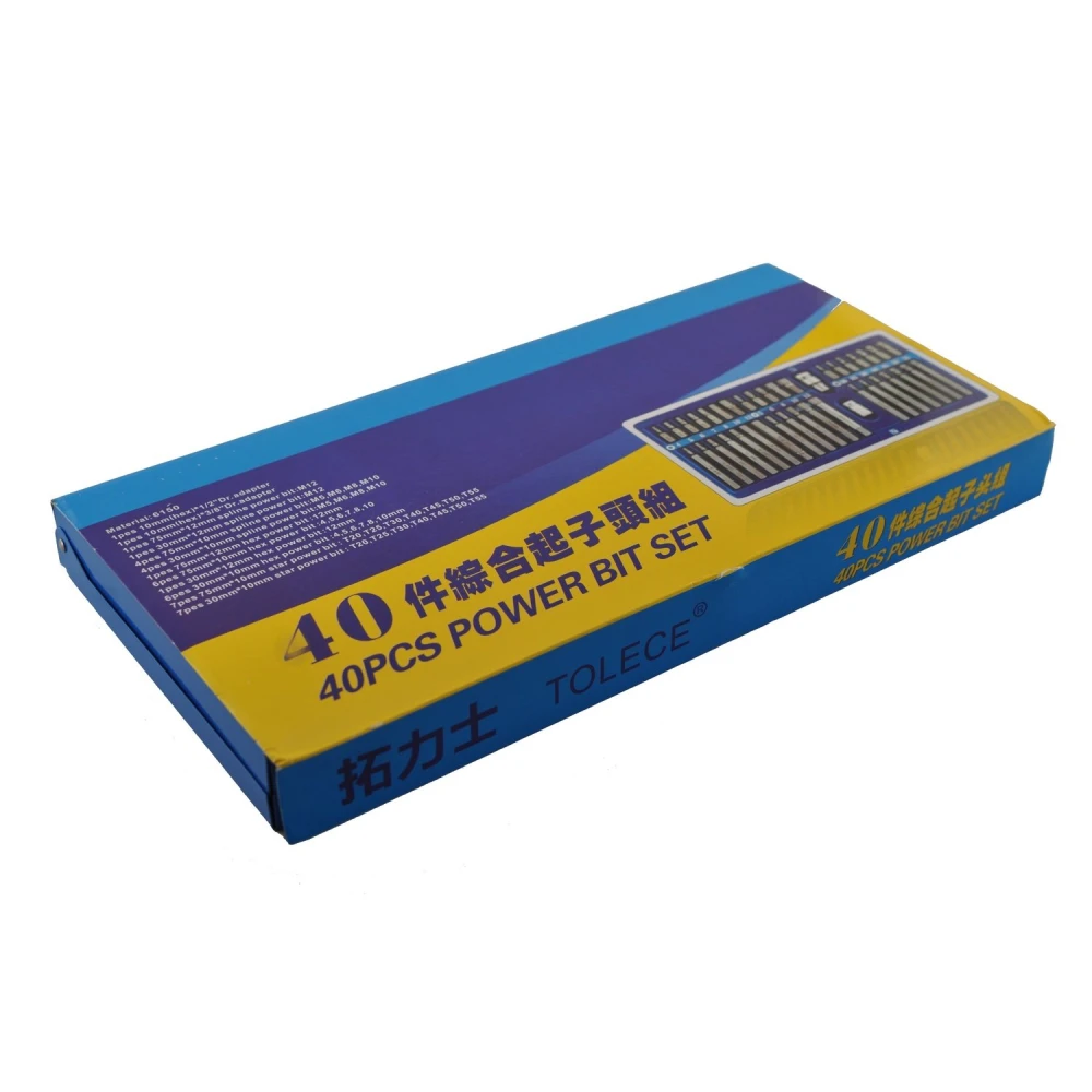 Brocas Torx y hexagonales para automoción TSX TOOL en caja metálica